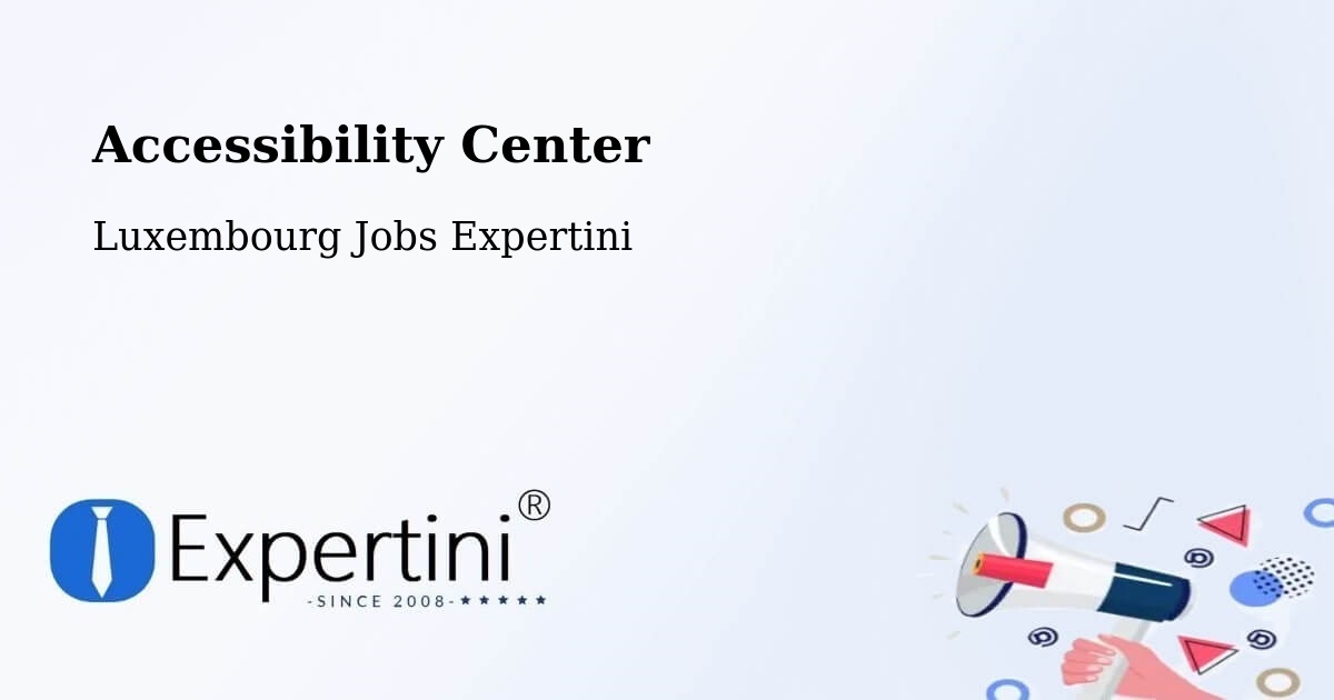 Accessibility Statement – Fischbach - Luxembourg Jobs Expertini